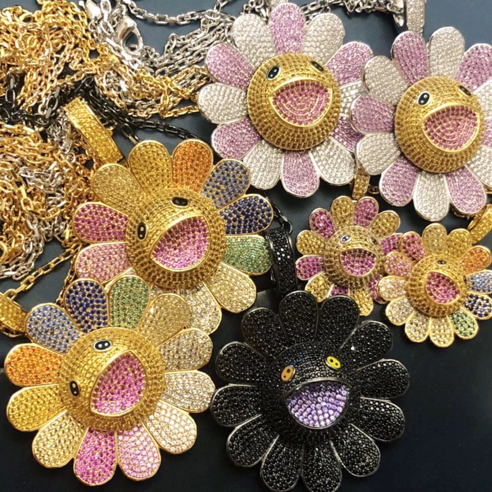 Sunflower pendant